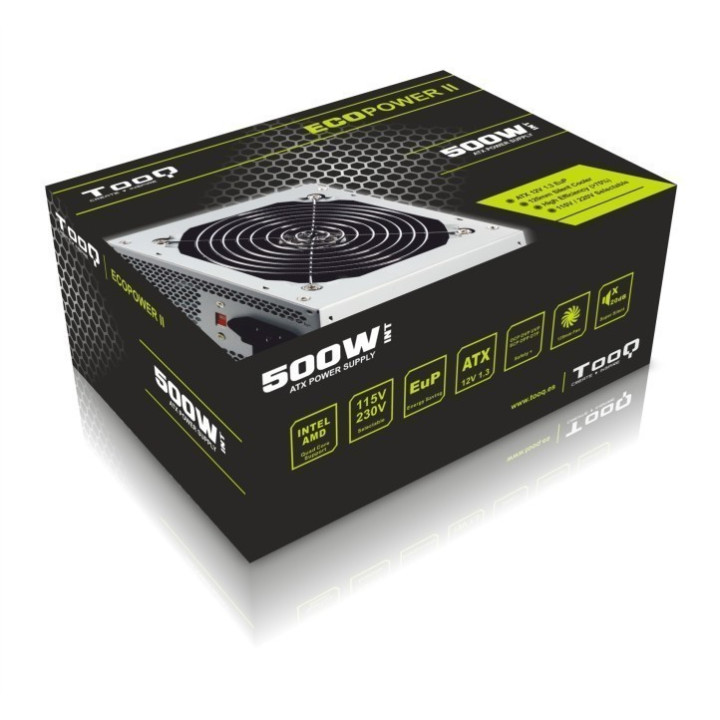 Fonte de alimentação Tooq Ecopower II ATX 500W (110/240V)