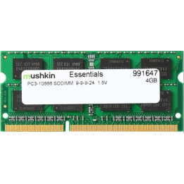 Mushkin Essentials 4GB DDR3 SODIMM PC3-10666