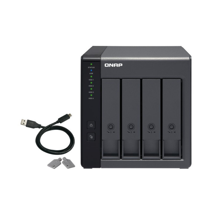 QNAP TR-004 Caixa para Discos Rígidos 2.5/3.5" Compartimento HDD/SSD