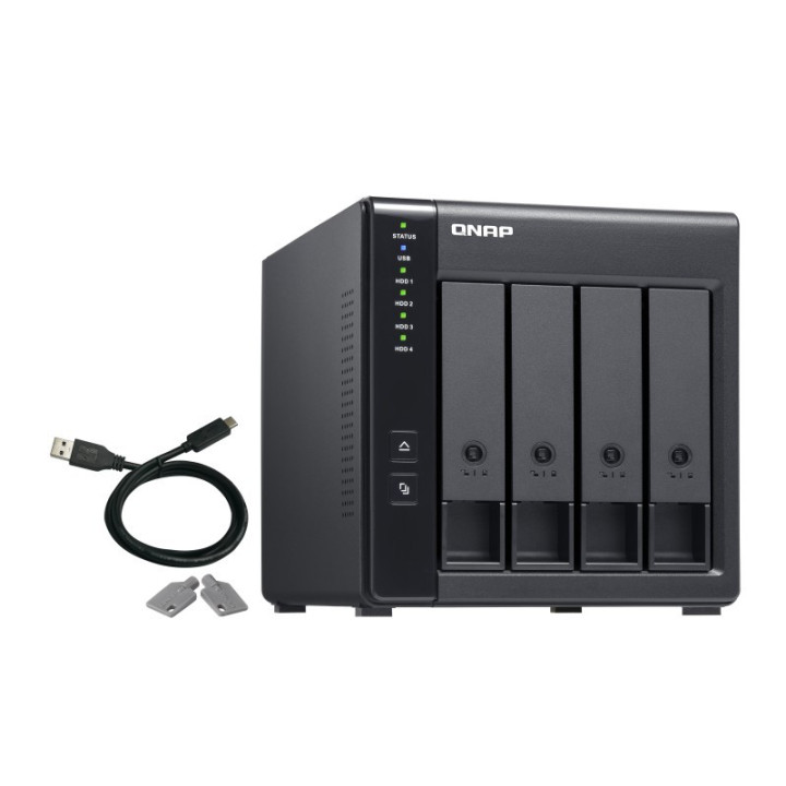 QNAP TR-004 Caixa para Discos Rígidos 2.5/3.5" Compartimento HDD/SSD