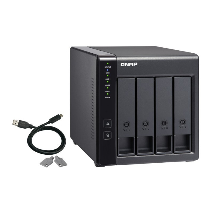 QNAP TR-004 Caixa para Discos Rígidos 2.5/3.5" Compartimento HDD/SSD
