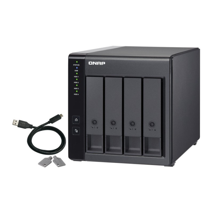 QNAP TR-004 Caixa para Discos Rígidos 2.5/3.5" Compartimento HDD/SSD