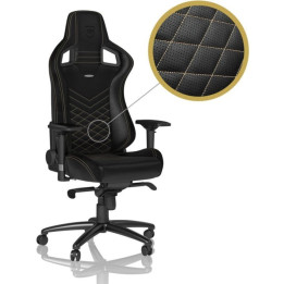 Cadeira Gaming Noblechairs EPIC PU Leather Preto / Dourado
