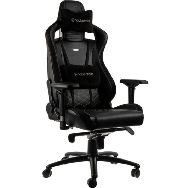 Cadeira Gaming Noblechairs EPIC PU Leather Preto / Dourado