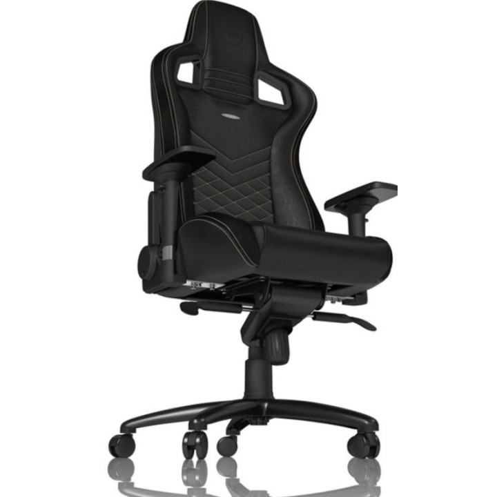 Cadeira Gaming Noblechairs EPIC PU Leather Preto / Dourado