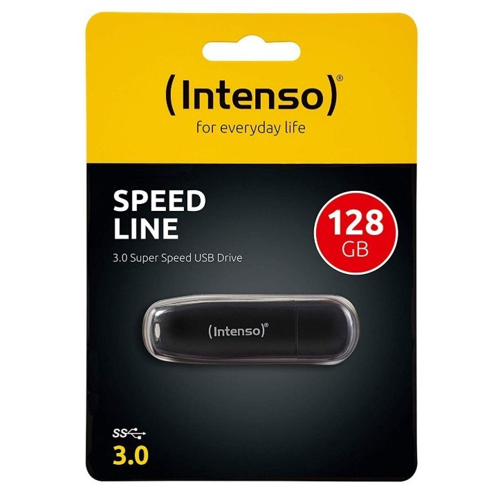 Intenso Speed Line Pendrive USB3.0 128GB Preto 