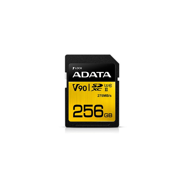 ADATA Premier ONE V90 cartão de memória 256 GB SDXC Class 10 UHS-II