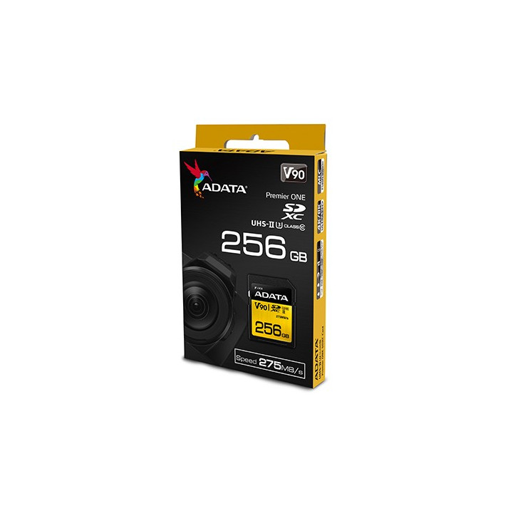 ADATA Premier ONE V90 cartão de memória 256 GB SDXC Class 10 UHS-II